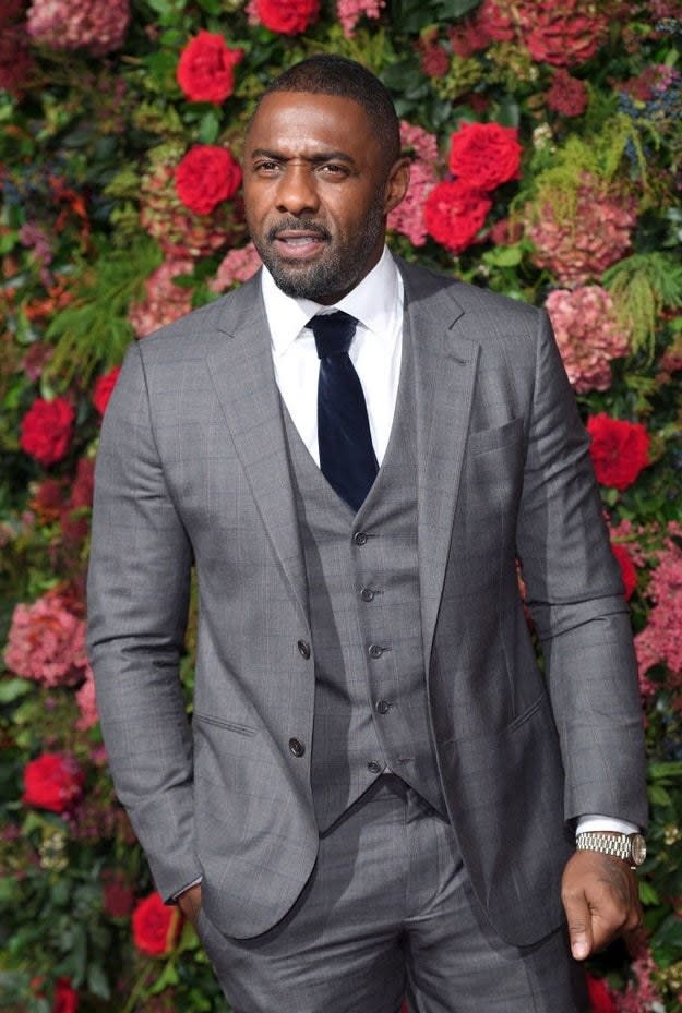 Idris Elba on the red carpet