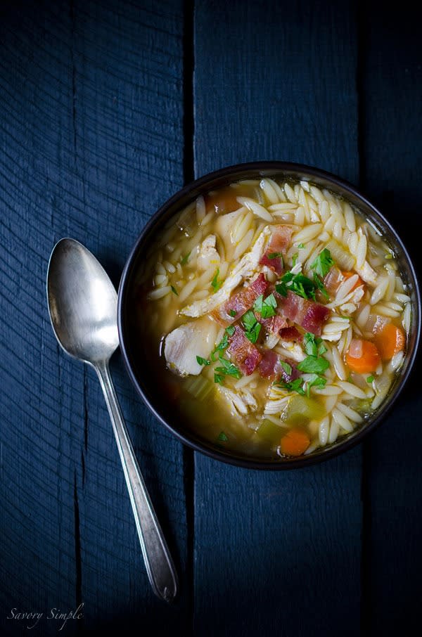 Herb-Loaded Chicken Noodle Soup - Gimme Some Oven