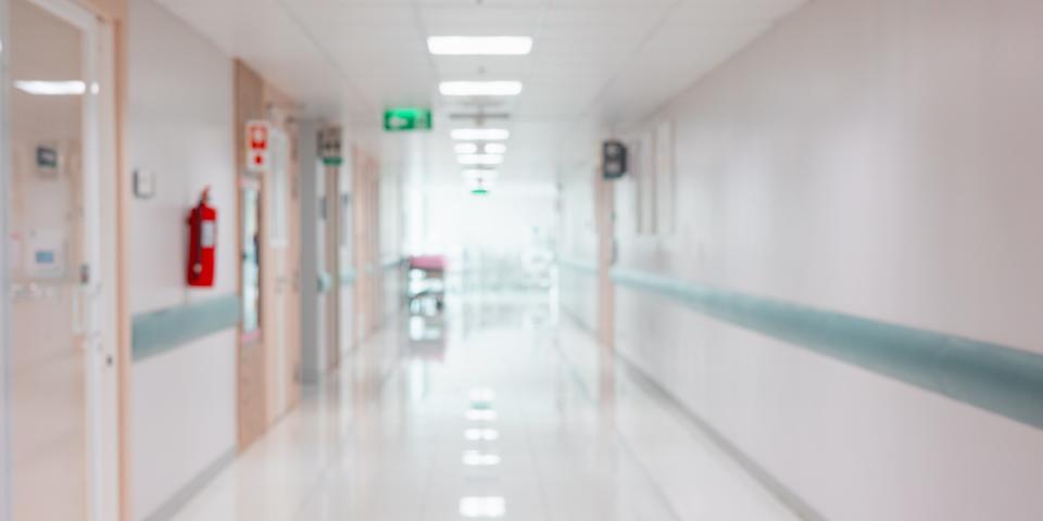 A hospital hallway