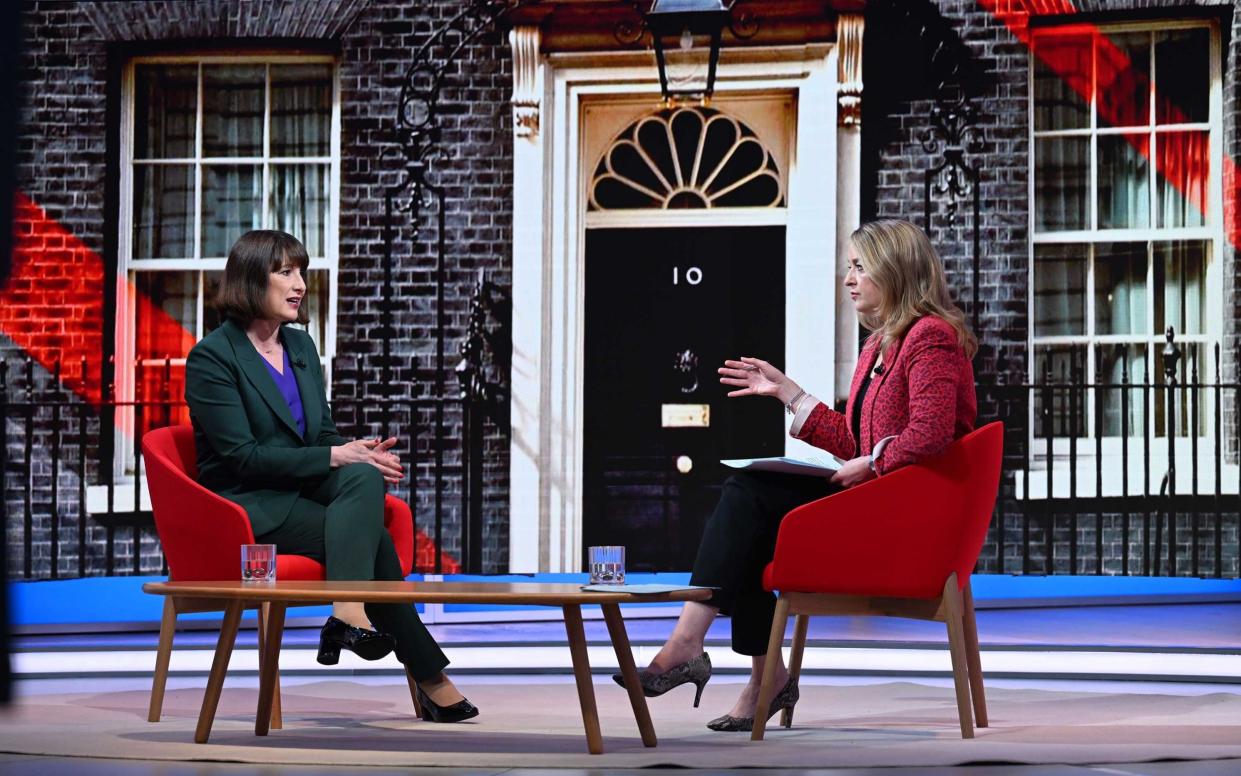 Rachel Reeves and Laura Kuenssberg