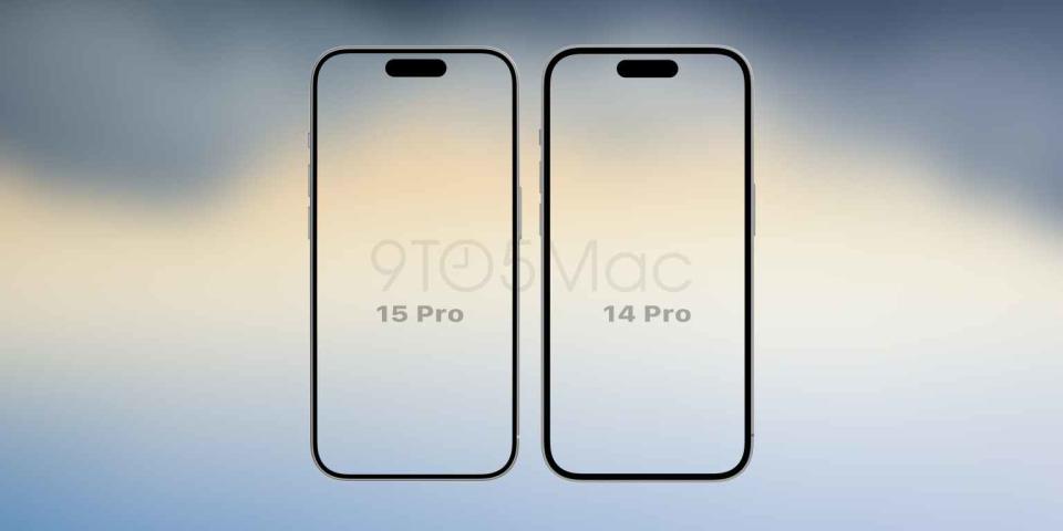 iPhone 15 Pro bezels vs other iPhones