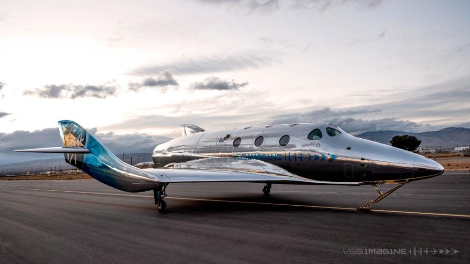 Handout photo issued by Virgin Galactic of their third craft VSS Imagine (Virgin Galactic/PA) (PA Media)