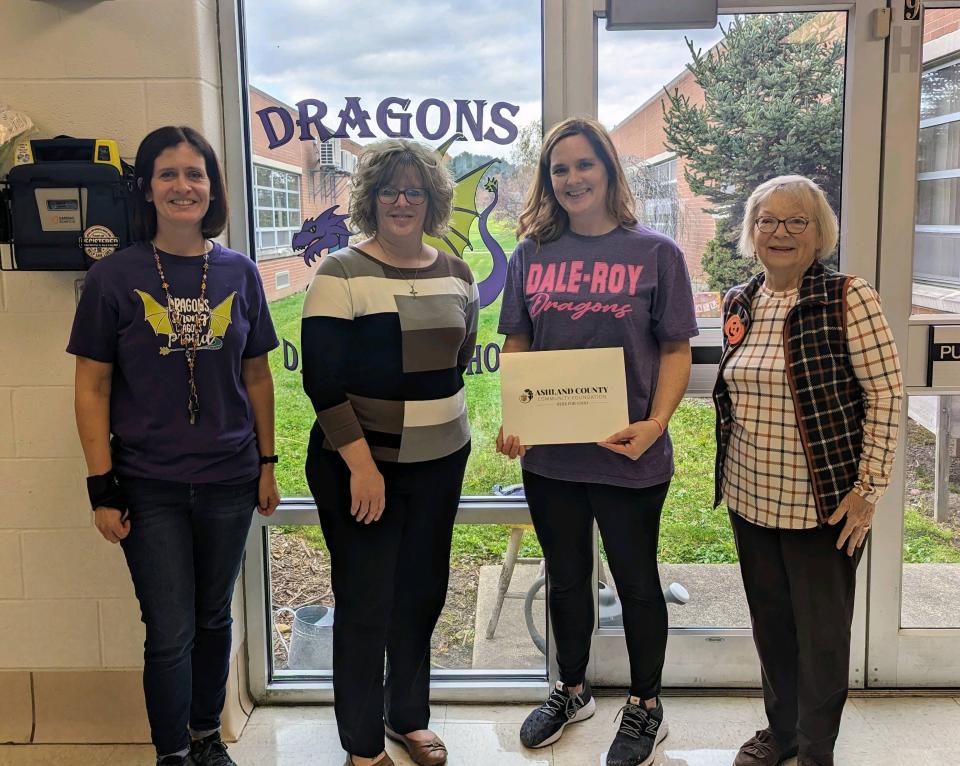 Dale Roy School teacher Molly Kramer received a grant from Ashland County Community Foundation to purchase special books, toys and sensory seating options that will help her students with multiple disabilities to engage in discovery play.