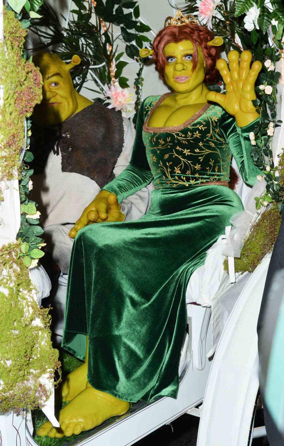 Heidi Klum and Tom Kaulitz's Shrek Costumes