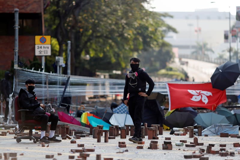 Protests at Hong Kong's university campuses