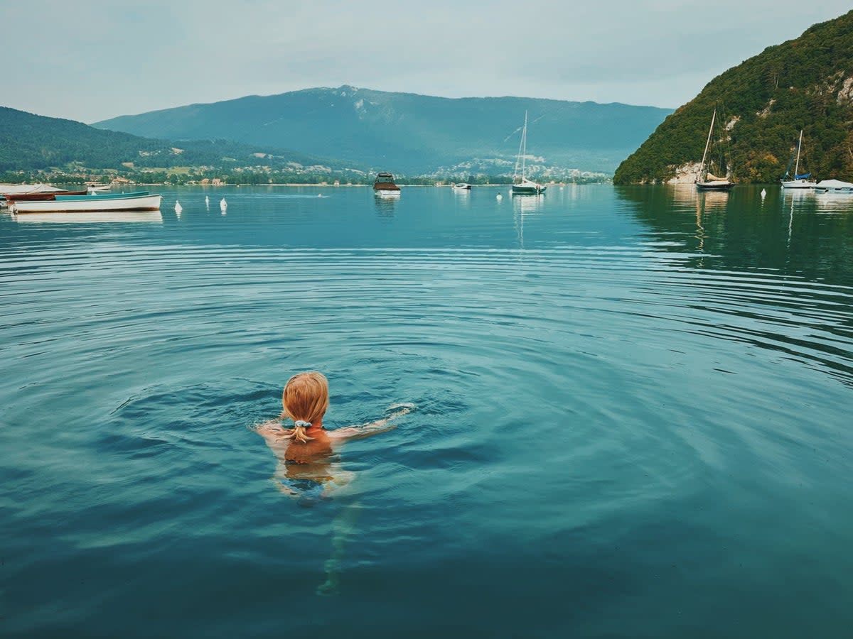 Lake it easy: Immerse yourself in the water of Lake Annecy (Adam Batterbee)