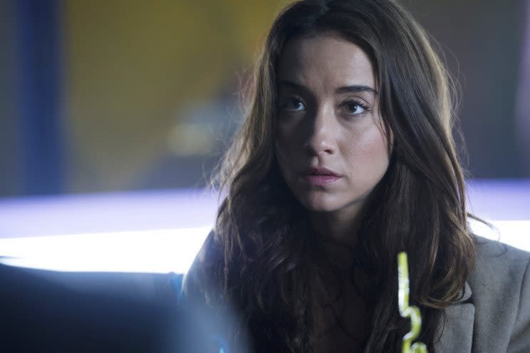 Stella Maeve as Julia (Credit: Carole Segal/Syfy)