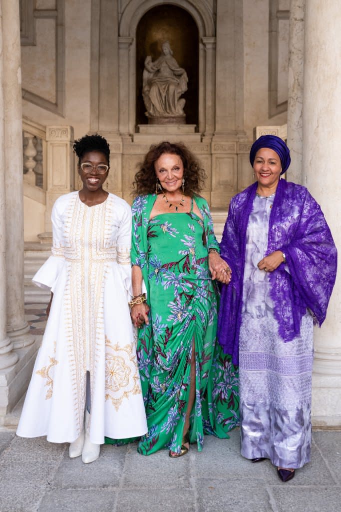 Joy Buolamwini Diane von Furstenberg Amina Mohammed