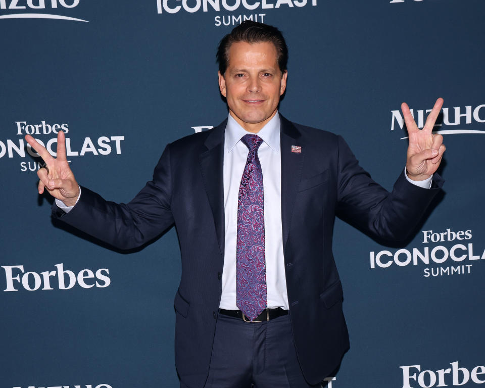 NEW YORK, NEW YORK - NOVEMBER 03: Anthony Scaramucci attends the 2022 Forbes Iconoclase at New York Historical Society on November 03, 2022 in New York City. (Photo by Taylor Hill/Getty Images)