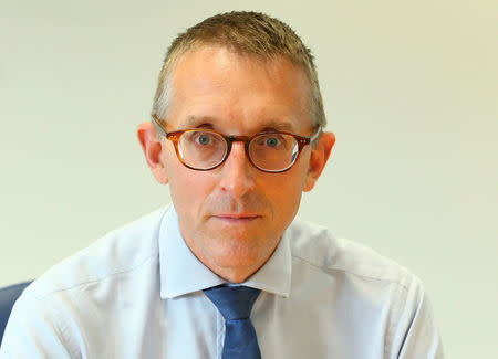 Sam Woods head of Britain's Prudential Regulation Authority poses for a portrait in his office in London, September 26, 2017. REUTERS/Afolabi Sotunde