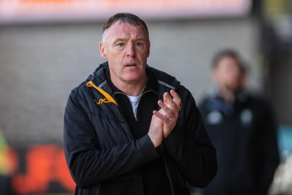 South Wales Argus: FRUSTRATED: County manager Graham Coughlan