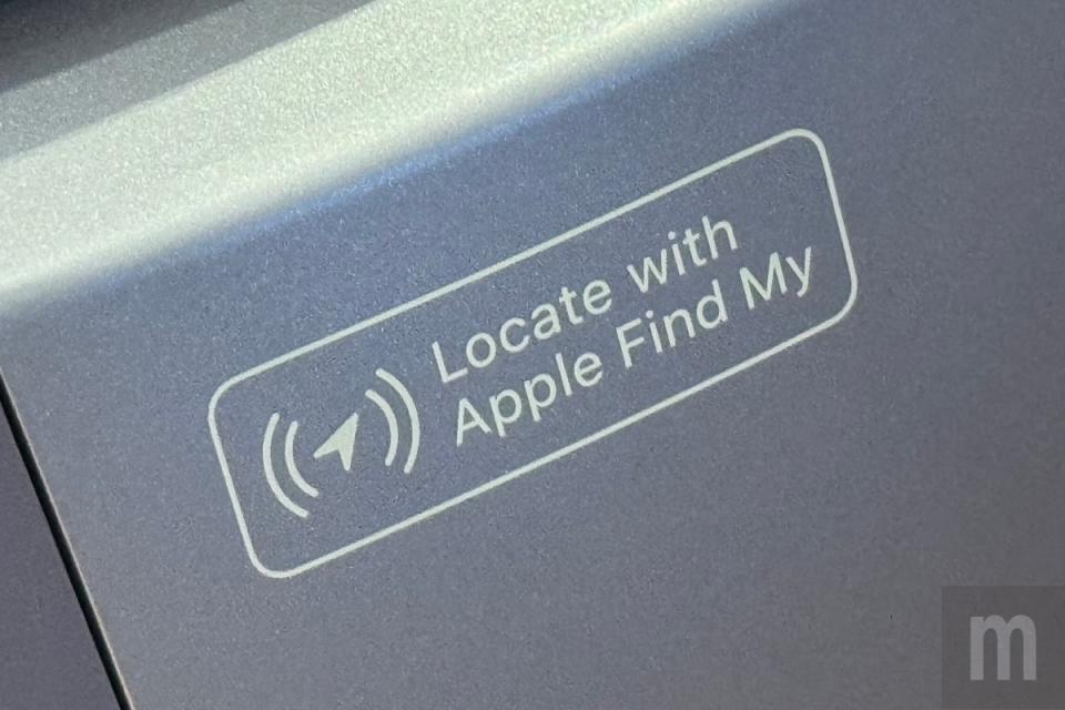 ▲以不同顏色標示的「Locate with Apple Find My」字樣