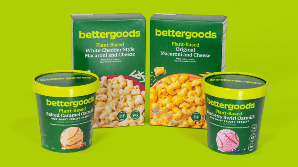 Walmart bettergoods Plant-Based products<p>Walmart</p>