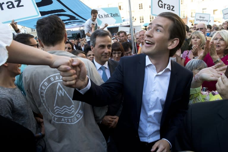 Sebastian Kurz is the former head of the youth wing of ther Austrian People's Party (OeVP) has been in the government since 2011