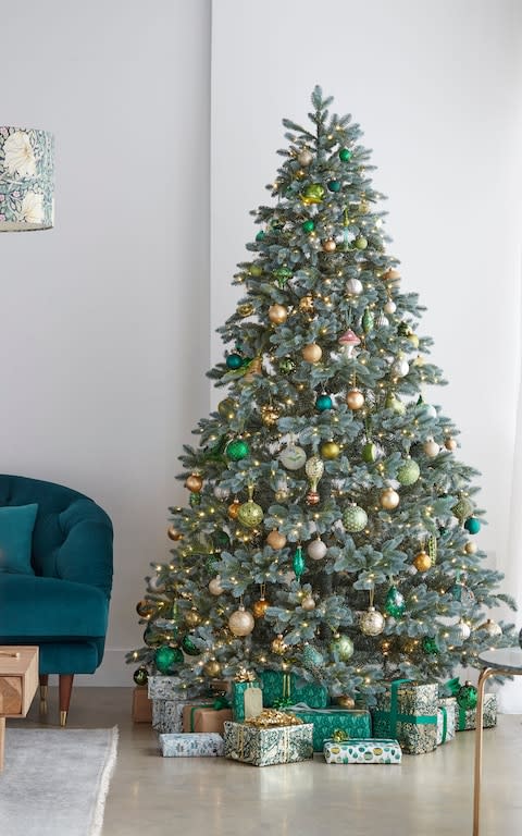 prelit Chrismtas tree - Credit: John Lewis &amp; Partners