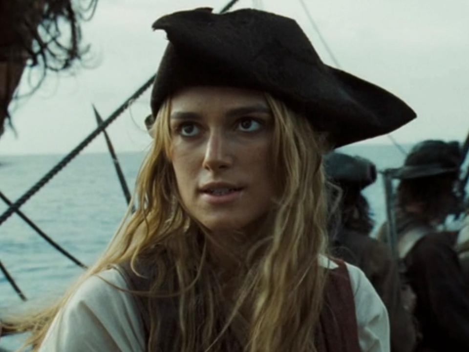 Keira Knightley as Elizabeth in "Pirates of the Caribbean: Dead Man's Chest."