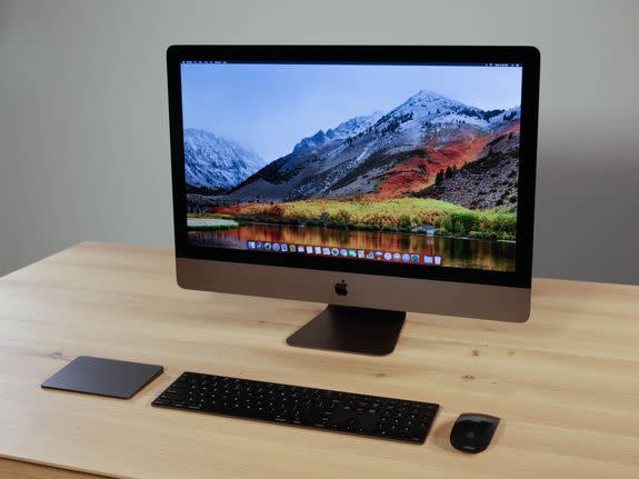 The iMac Pro comes with its own space gray accessories.