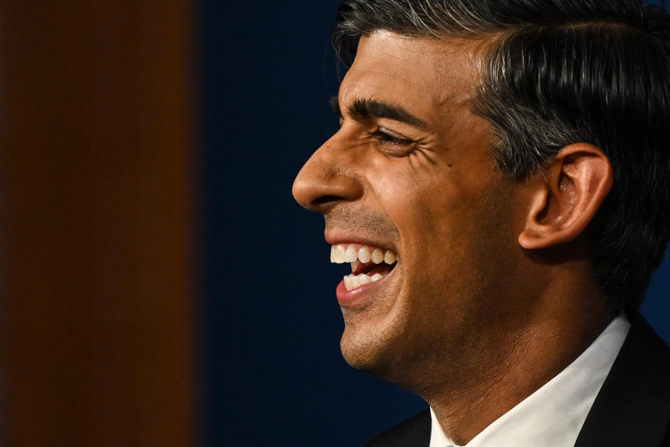 Rishi Sunak has said he wants to get people back into work to end poverty. (Getty Images)