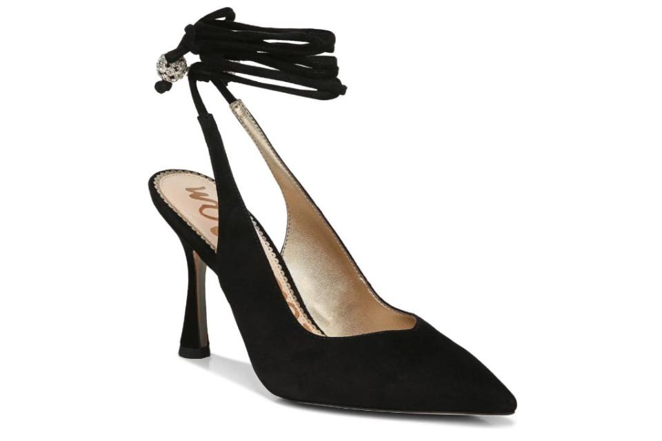 sam edelman, harvie pointed toe pump, black heels