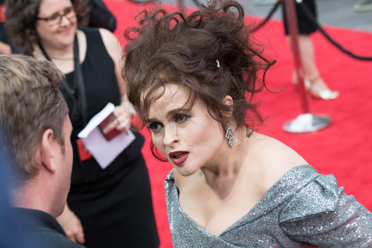 Helena Bonham Carter attends the 'Ocean's 8' UK Premiere held at Cineworld Leicester Square on June 13, 2018. (Photo by Jeff Spicer/FilmMagic)