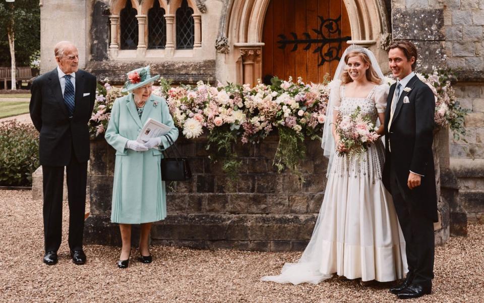 Princess Beatrice and Edoardo Mapelli Mozzi - Benjamin Wheeler/Shutterstock