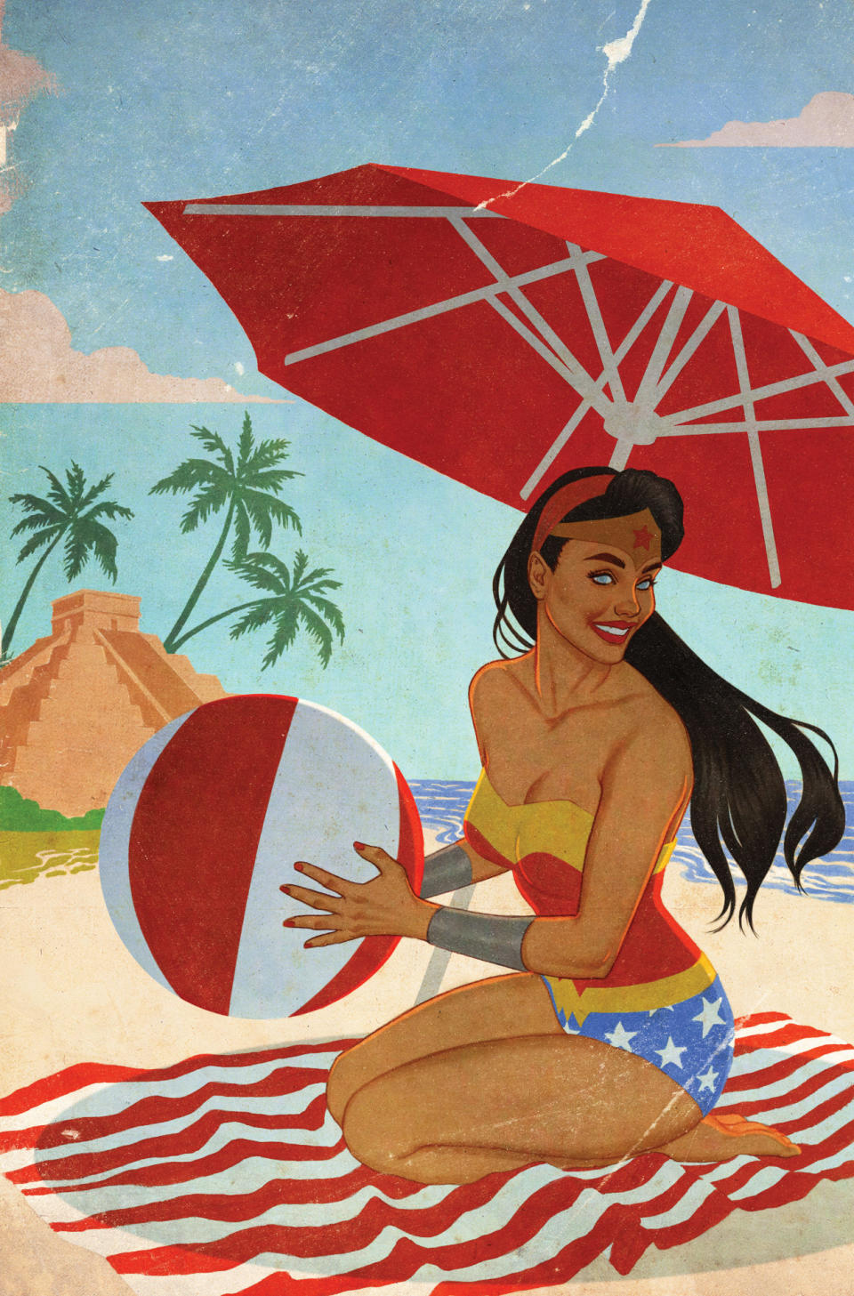 G'nort's Illustrated Swimsuit Special pin-up