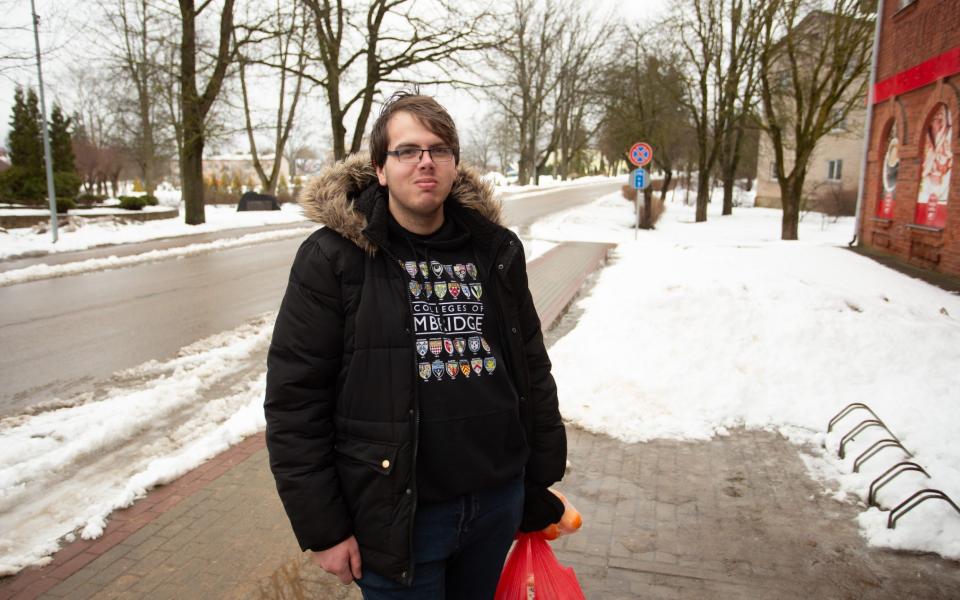 Konstantin Tupikins, 28, is over conscription age but fears for his brother