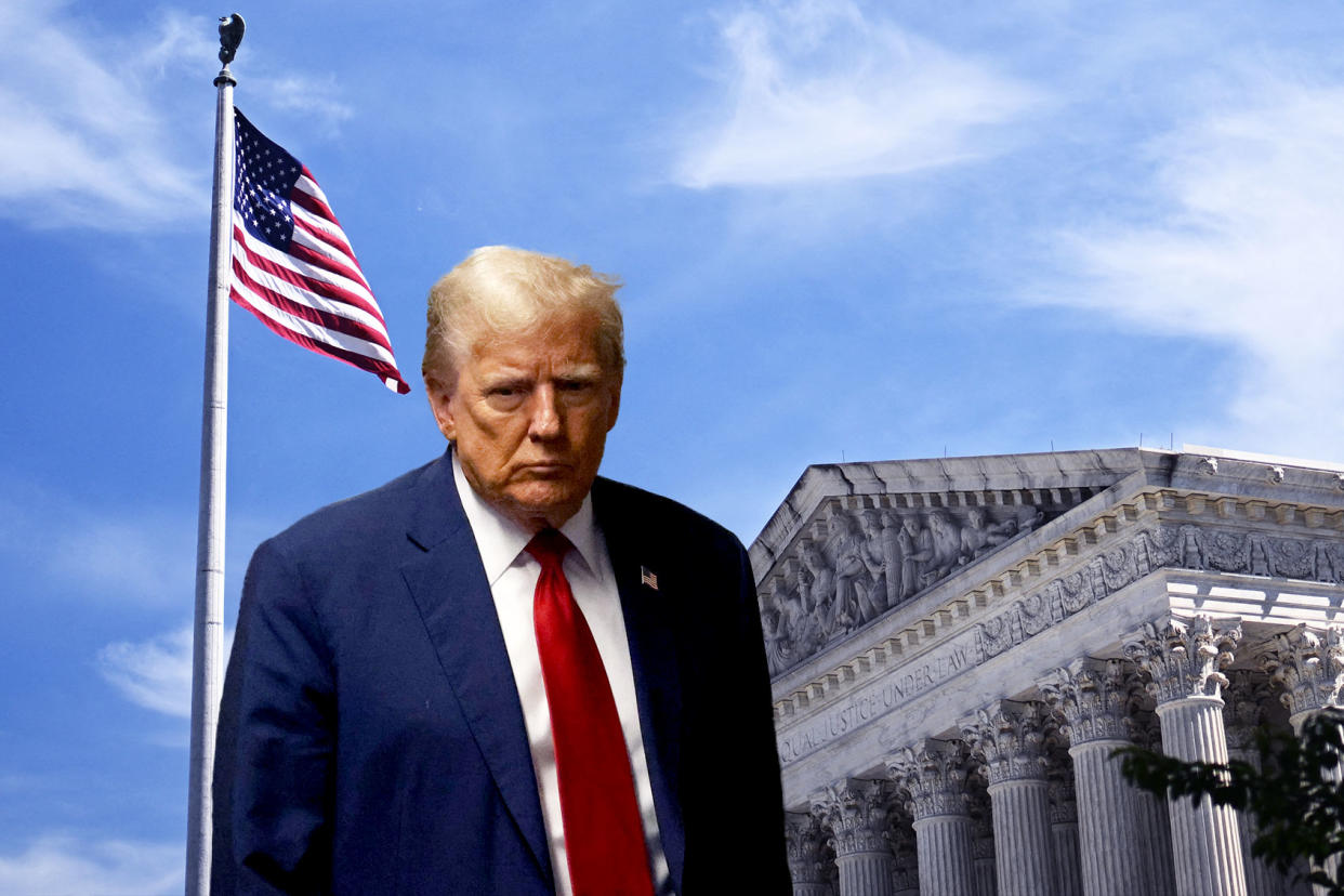 Donald Trump; Supreme Court of the United States Photo illustration by Salon/Getty Images
