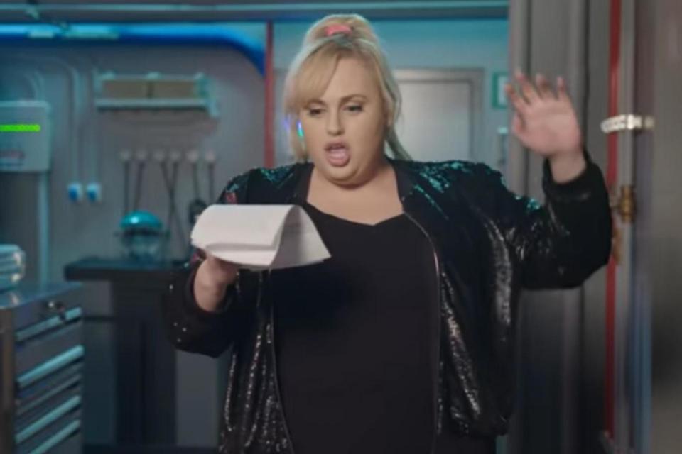 Audition: Rebel Wilson bids to become the new voice of Stephen Hawking (BBC / Comic Relief)