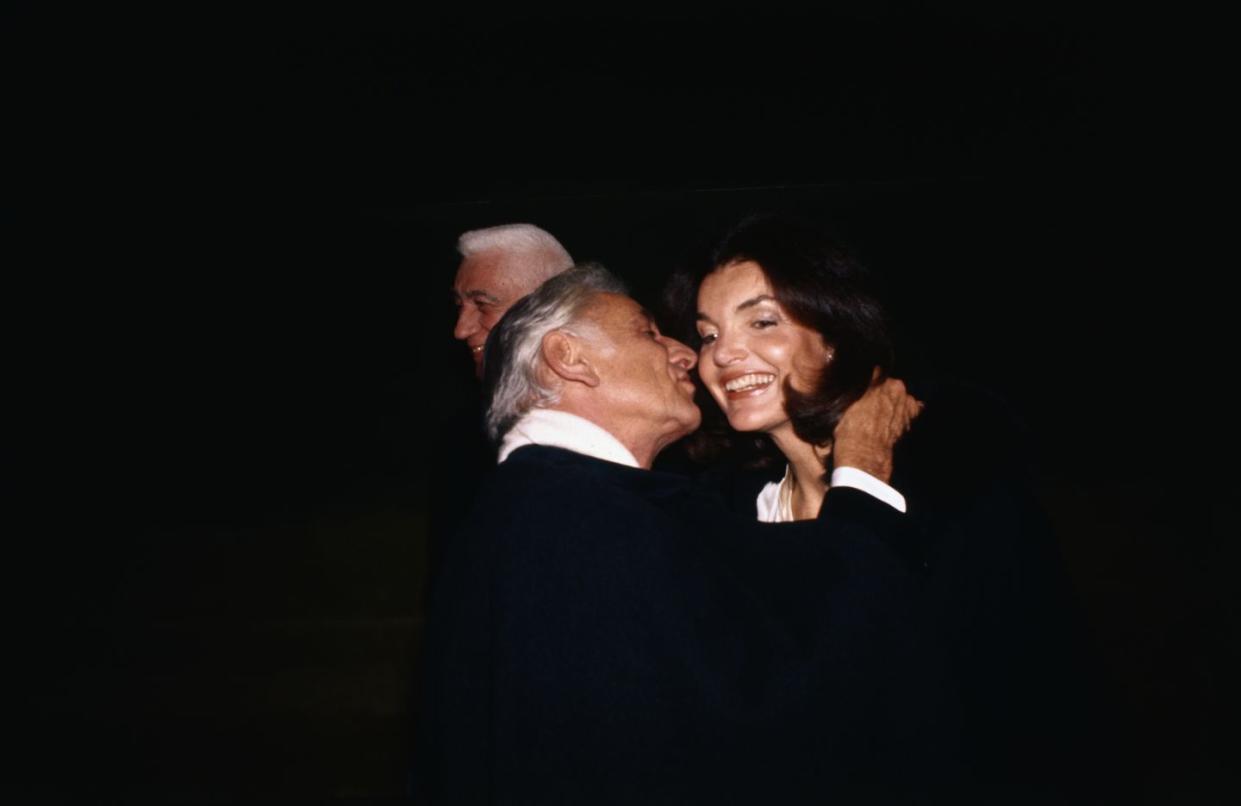 leonard bernstein greeting jacqueline kennedy onassis