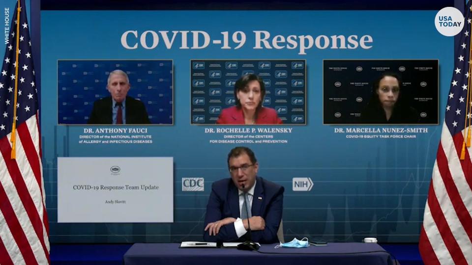 Health officials announced a deal to expand the use of an at-home COVID-19 test to provide about 8.5 million tests a month in the U.S.