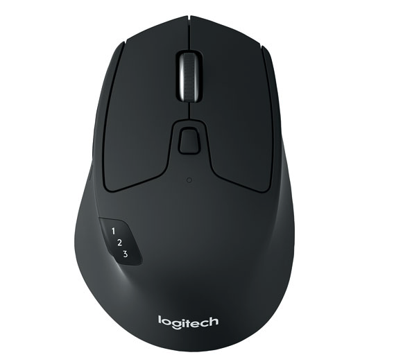 Logitech M720 Triathlon Wireless Optical Mouse. Image via Best Buy.