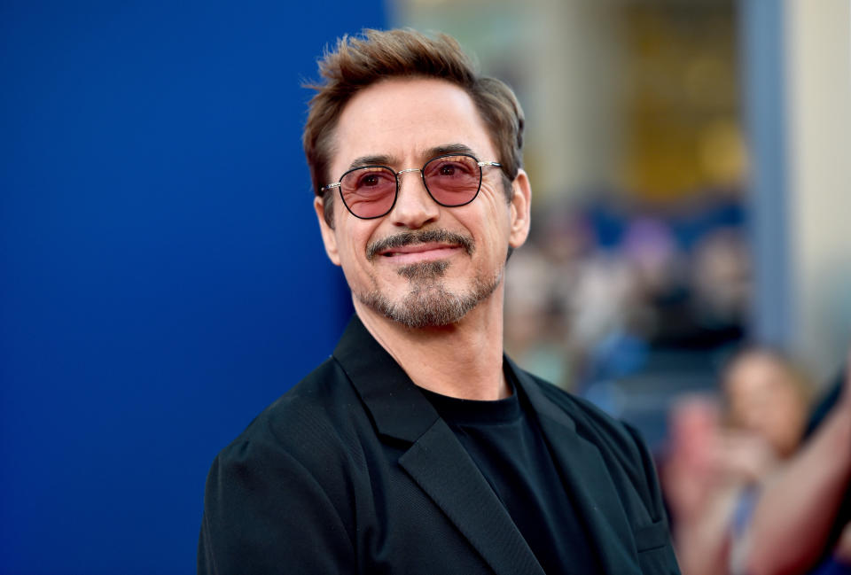 Robert Downey Jr. attends the premiere of Columbia Pictures' "Spider-Man: Homecoming" at TCL Chinese Theatre on June 28, 2017 in Hollywood, California.