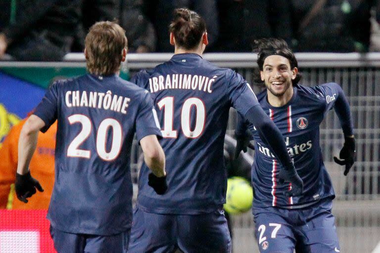 Con Ibrahimovic, cuatro temporadas en PSG: 