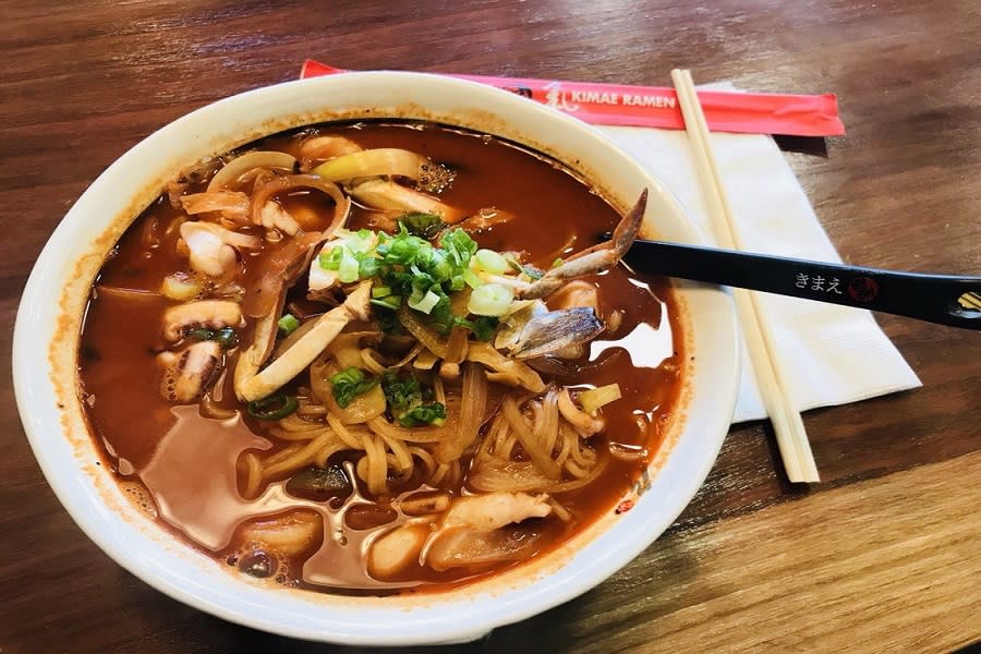 <b>Photo: Sean K./<a href="https://www.yelp.com/biz_photos/kimae-ramen-san-diego-3?utm_campaign=a298a779-be00-4f73-87f4-74ffded8a73a%2C49b7db6a-dd0a-46ef-aac2-3c79f3f30fe3&utm_medium=81024472-a80c-4266-a0e5-a3bf8775daa7" rel="nofollow noopener" target="_blank" data-ylk="slk:Yelp;elm:context_link;itc:0;sec:content-canvas" class="link ">Yelp</a></b>