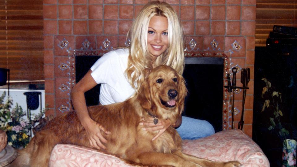 Pamela Anderson in "Pamela, A Love Story."