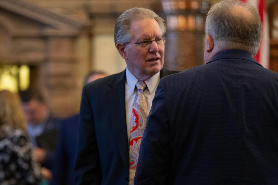 Sen. Mike Thompson, R-Shawnee, is the lead plaintiff in a federal lawsuit against Republican legislative leadership over the failed convention of the states resolution.