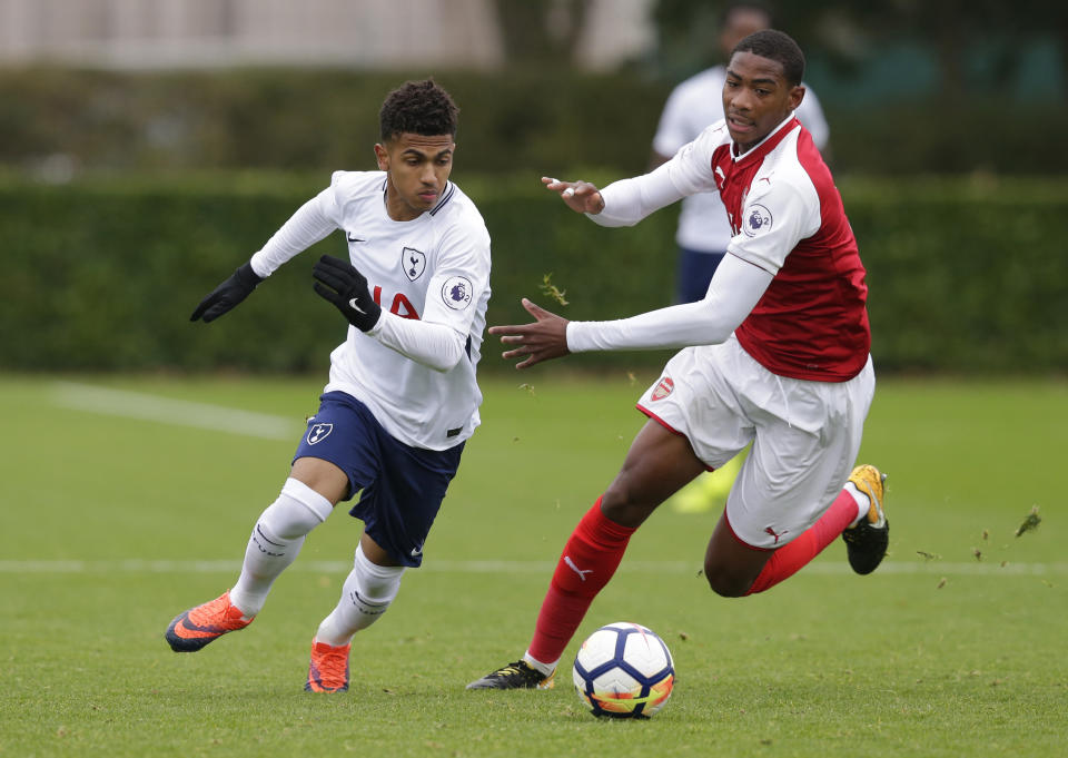 Tottenham’s Marcus Edwards and Arsenal’s Zech Medley have limited club chances