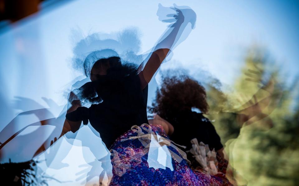 Indiana University's African American Dance Company, shown Sept. 30, 2023, performing at Lotus in the Park, will be performing its Spring Concert April 13, 2024, at the Buskirk-Chumley Theater.