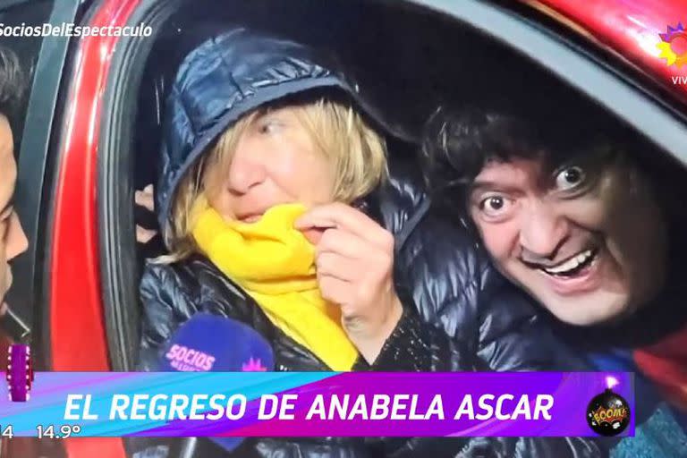 La reparación de Anabela Ascar junto al comediante Alfredo Silva