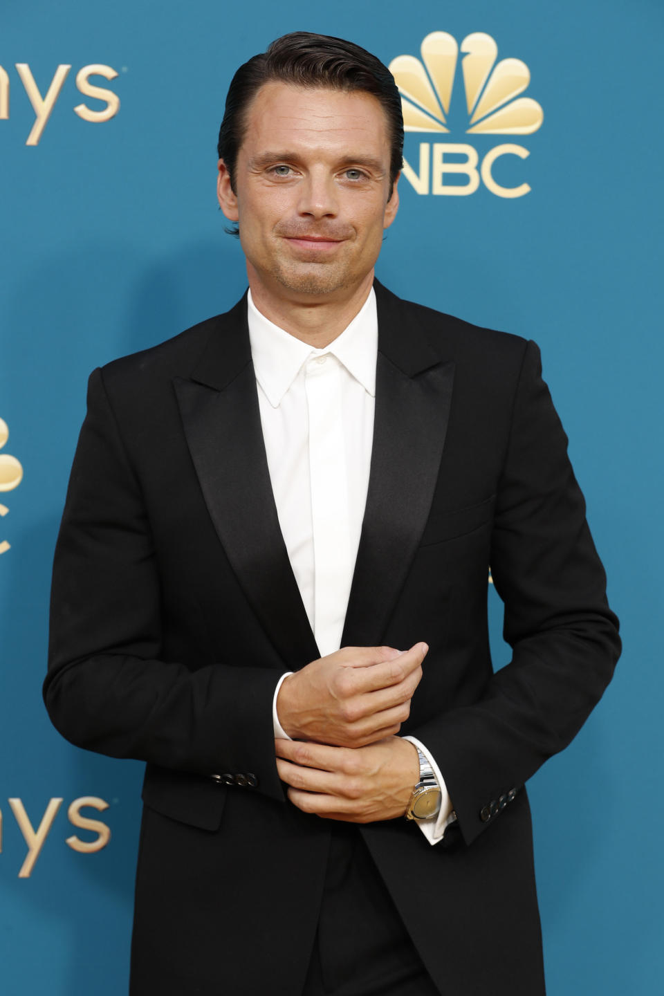 LOS ANGELES, CALIFORNIA - SEPTEMBER 12: 74th ANNUAL PRIMETIME EMMY AWARDS -- Pictured: Sebastian Stan arrives to the 74th Annual Primetime Emmy Awards held at the Microsoft Theater on September 12, 2022. — (Photo by Trae Patton/NBC via Getty Images)