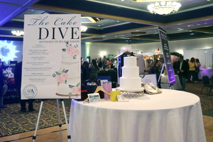 Brides had the chance to win prices in the Cake Dive at the 2023 Amarillo Bridal Show held at the Amarillo Civic Center Sunday afternoon.
