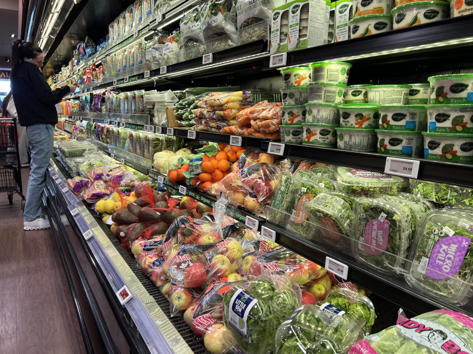 Shoppers are visiting a small grocery store in Toronto, Ontario, Canada, on May 11, 2024. Canadians are choosing smaller grocery stores as the boycott against Loblaws continues across the country. The boycott against the Canadian grocery retail corporation Loblaw and its supermarkets started on May 1, 2024, and was organized by a Reddit community. It has since spread nationally, involving thousands of Canadians who are accusing Loblaw of corporate greed practices such as greedflation and price gouging. This comes after the corporation recorded major profits while significantly raising grocery prices. The Reddit community that initiated the boycott has grown to over 60,000 members as of May 1st. (Photo by Creative Touch Imaging Ltd./NurPhoto via Getty Images)