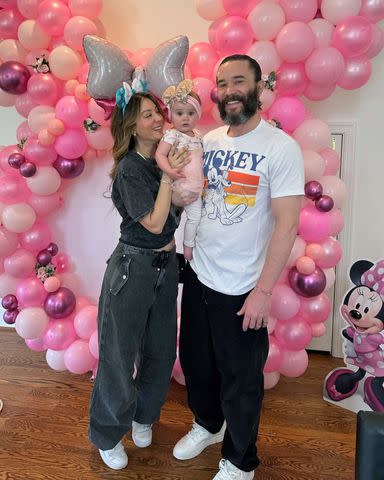 <p>Kaley Cuoco/Instagram</p> Cuoco posted photos of Matilda's Minnie Mouse themed first birthday party Tuesday