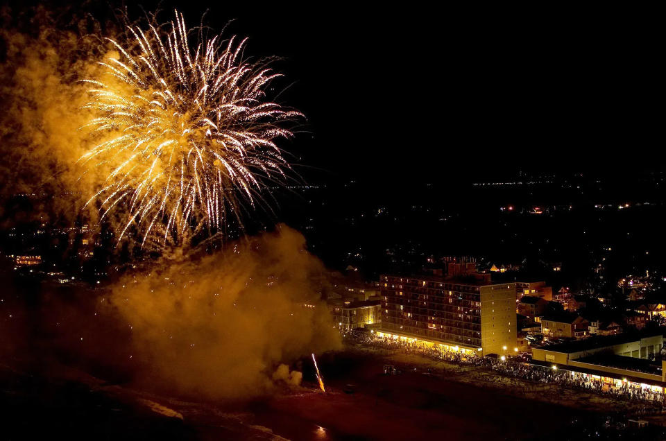 Fireworks will blast off in downtown Rehoboth Beach in celebration of Independence Day on Tuesday, July 4.