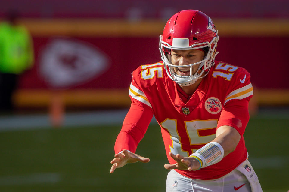 Patrick Mahomes is now the fastest quarterback in league history to throw 100 touchdowns. (William Purnell/Icon SportswireGetty Images)