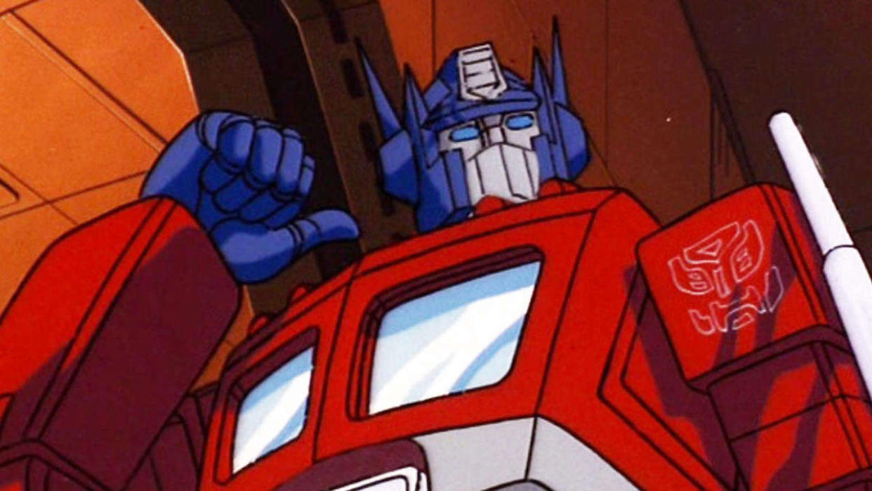  Optimus Prime on Transformers. 