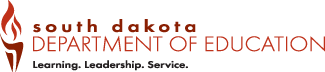 South Dakota Department of Education logo.