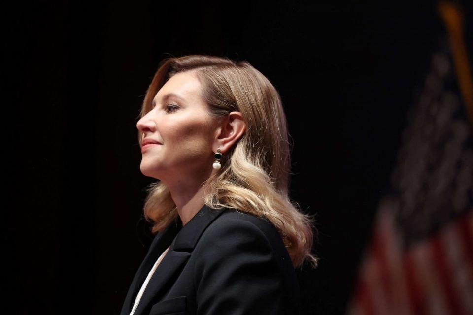 PHOTO: Ukrainian First Lady Olena Zelenska arrives to give an address to members of the United States Congress at the U.S. Capitol in Washington, D.C., July 20, 2022. (Michael Reynolds/Pool via AFP/Getty Images, FILE)