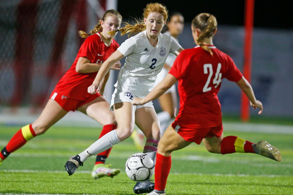 Reagan Bell and the South Kingstown girls soccer team beat Cranston West last week and Wednesday, did the same as the Rebels shut out the Falcons in the D-I preliminary round.